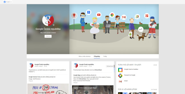 Novy vzhled profilu na Google+